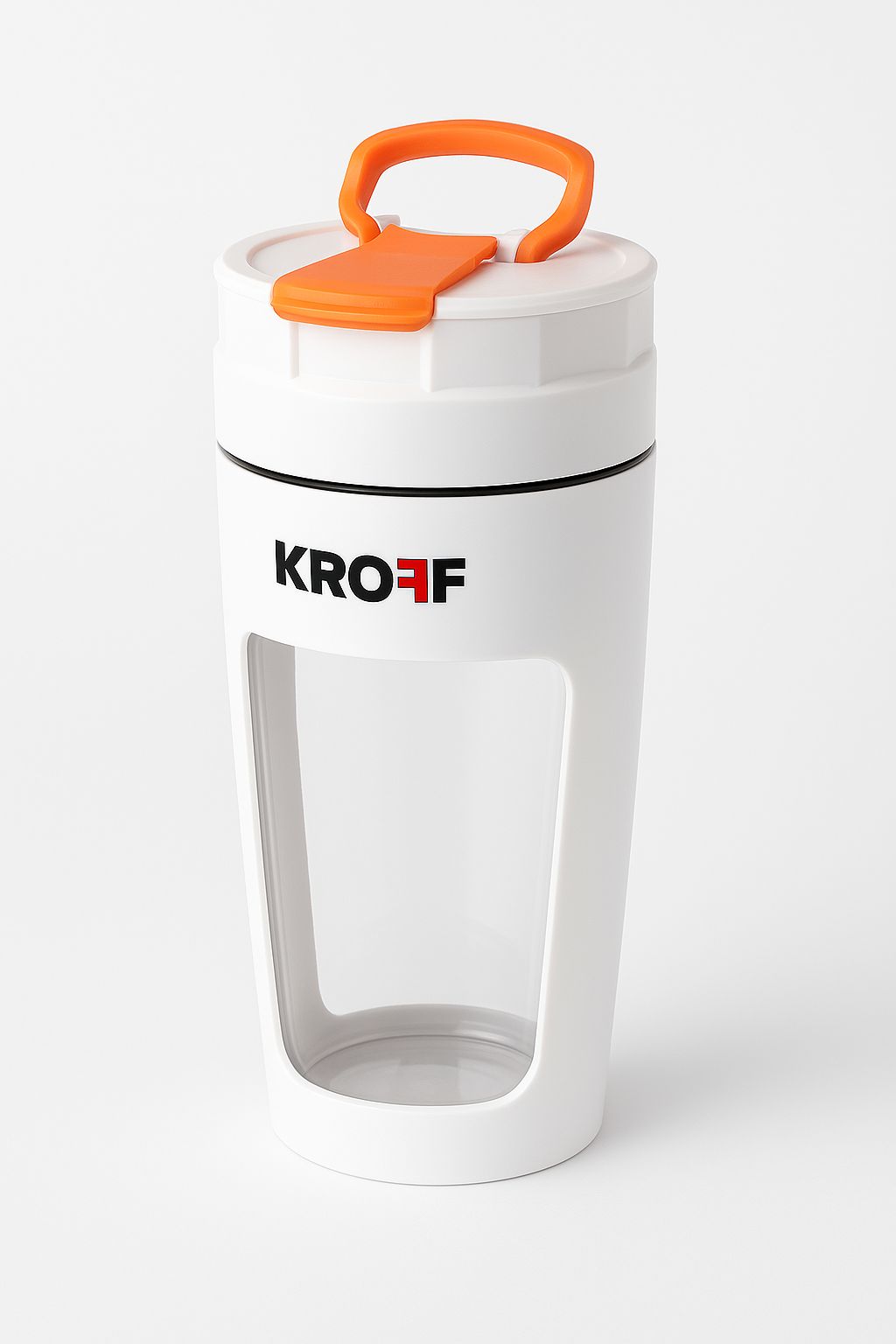 خلاط محمول أبيض 550 مل - Portable blender shaker white 550ml