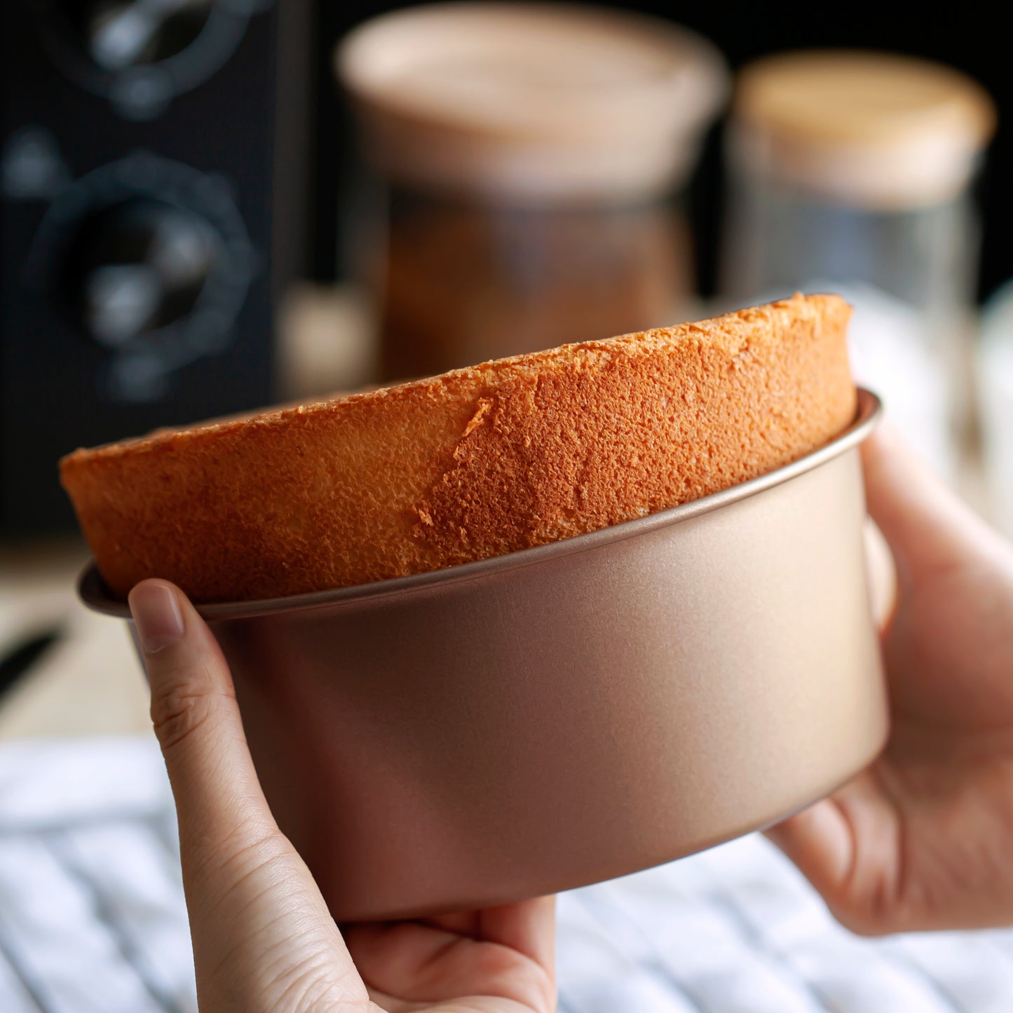 "6"" Baking mold w/Loose bottom -17x17x7.5cm قالب كيك "
