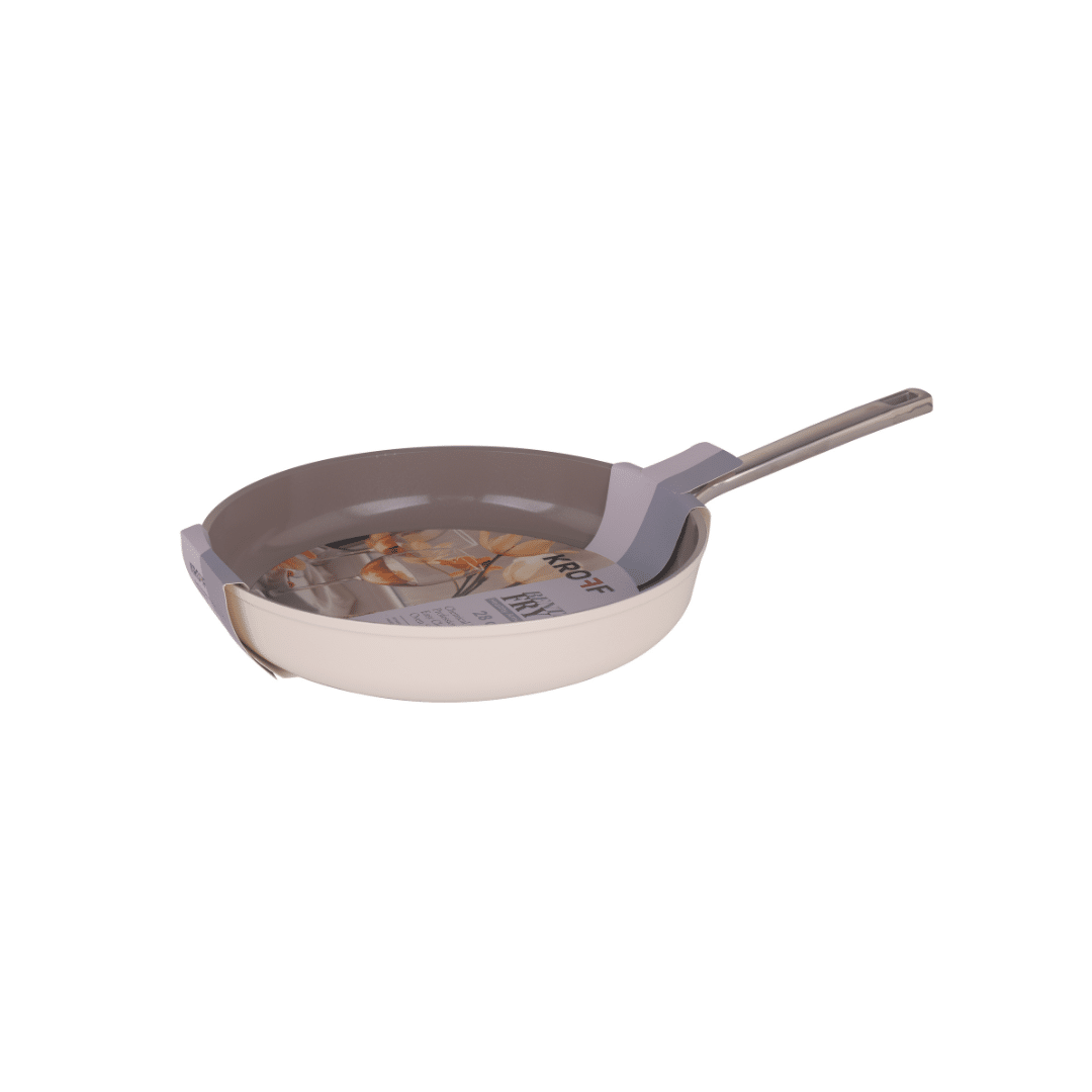 مقلاة كروف لون بيجي 24 سم – BENTLE PRO OPE FRY PAN 24CM