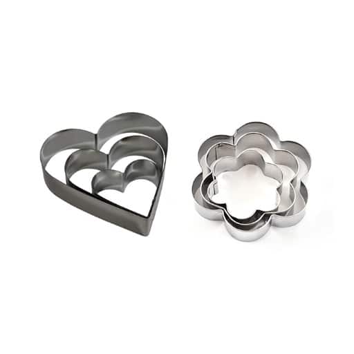 سيت قوالب تقطيع الكوكيز Cookie Cutter 6 Pcs Set