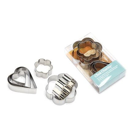 سيت قوالب تقطيع الكوكيز Cookie Cutter 6 Pcs Set