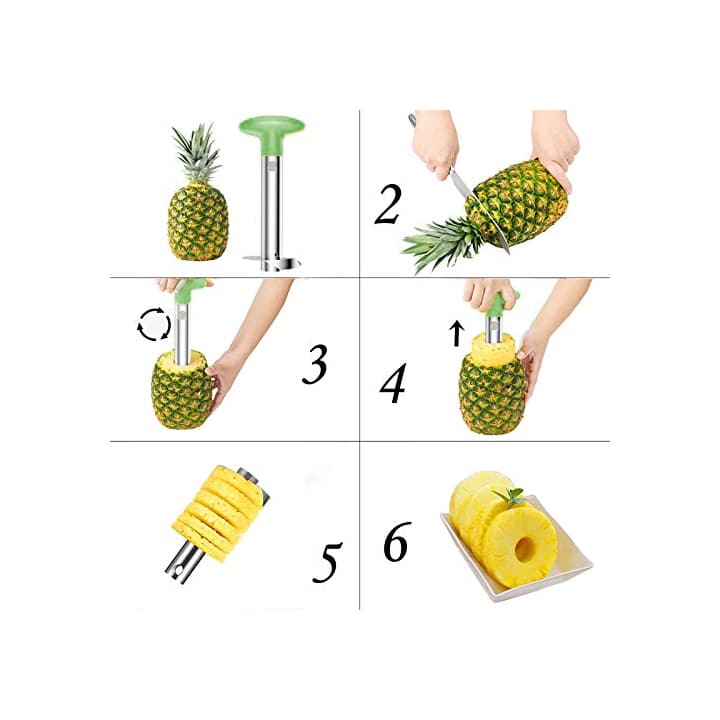 اداة تقشير وتقطيع الاناناس Pineapple Peeler