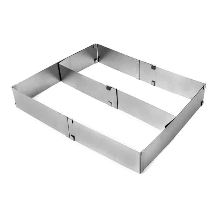 قالب كيك قابل للتعديل Rectangle Adjustable Cake Mold