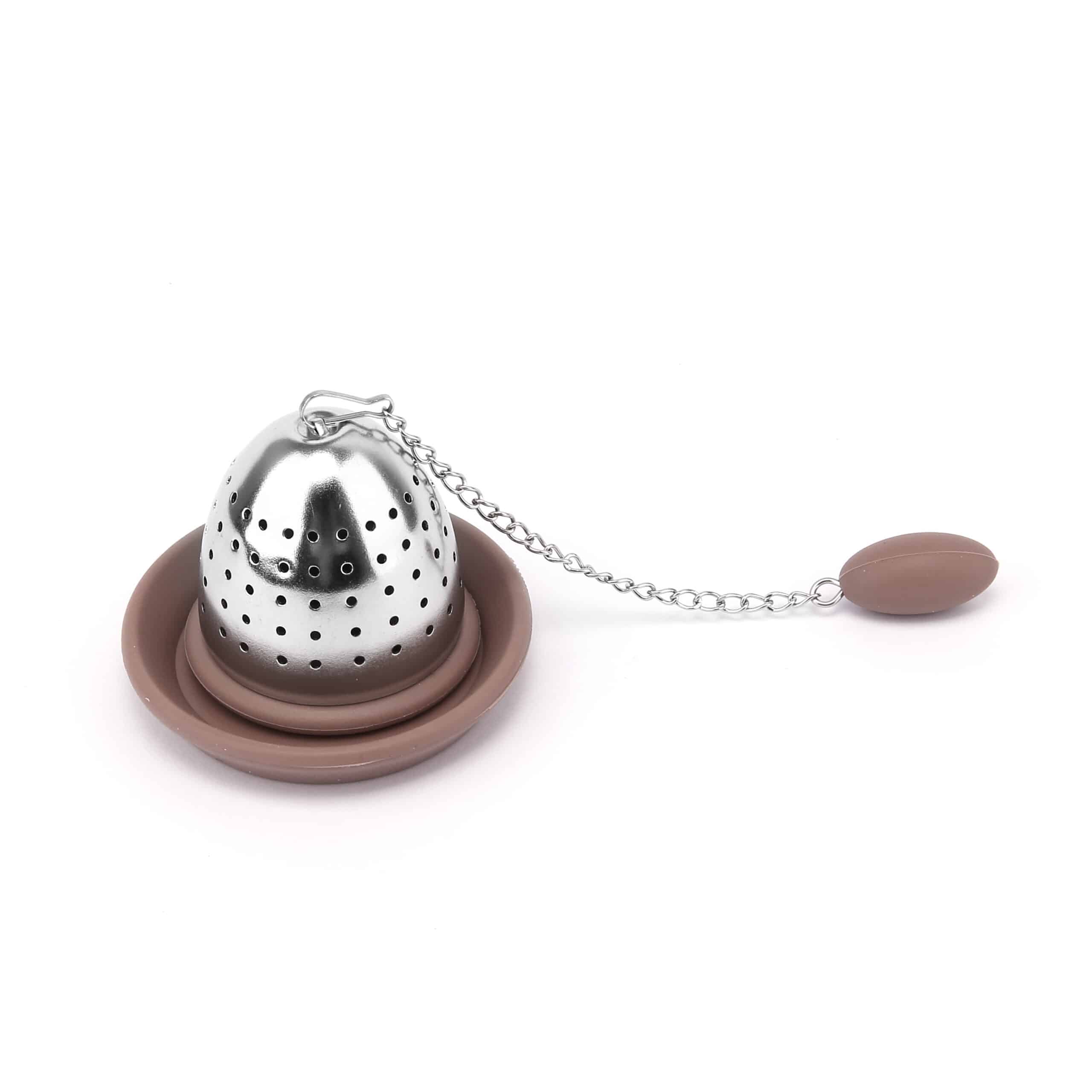 مصفاه شاي -TEA INFUSER WITH DRIPPING SAUCER