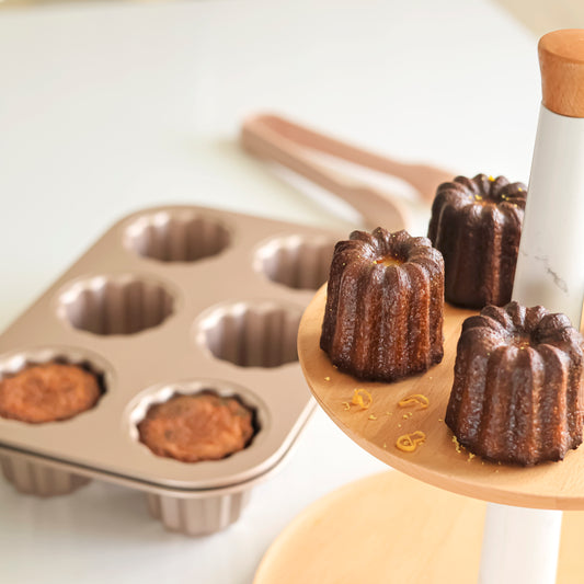 Canelé mold--6 pcs- قالب كانيليه - 6 قطع