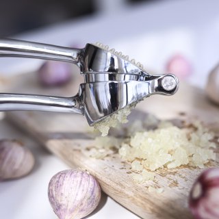 Garlic Press - عصارة الثوم ستانلس ستيل